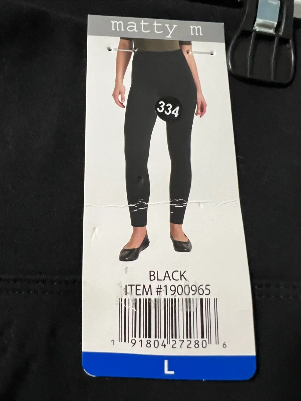 Matty M Black High-Waist Jeggings